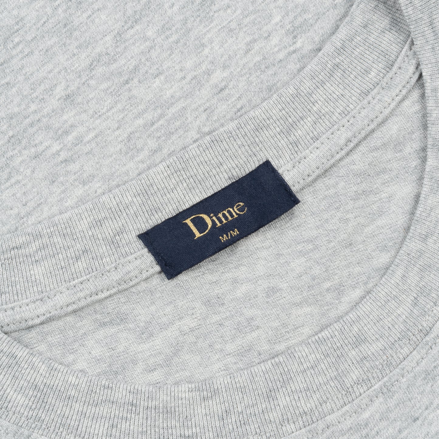 Dime CLASSIC SMALL LOGO T-SHIRT - Heather Gray