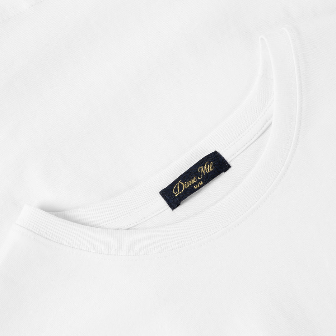 Dime Classic Small Logo T-Shirt - White
