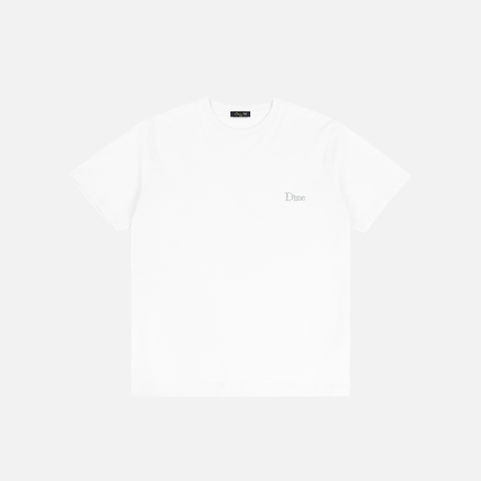 Dime Classic Small Logo T-Shirt - White