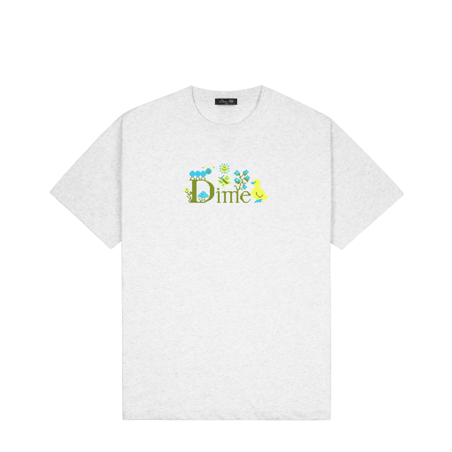 Dime Classic Cross Stitch T-Shirt - Ash