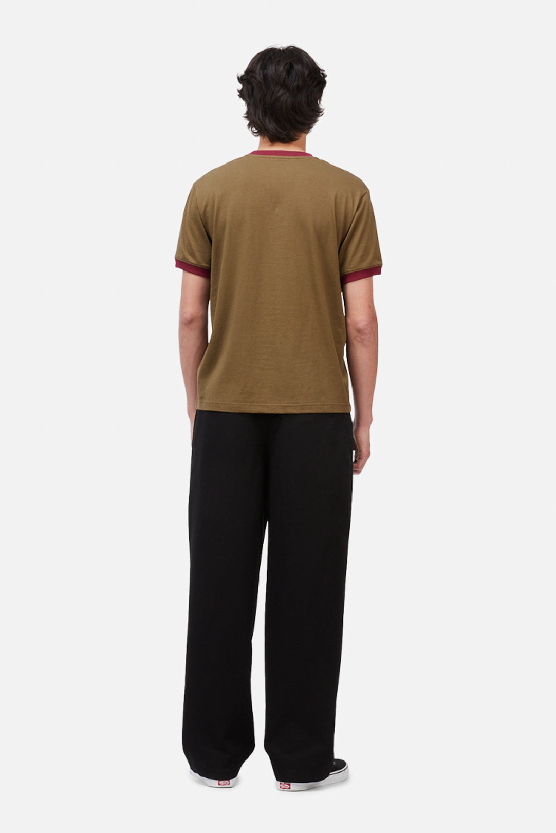 Dime Arch Ringer T-Shirt - Brown