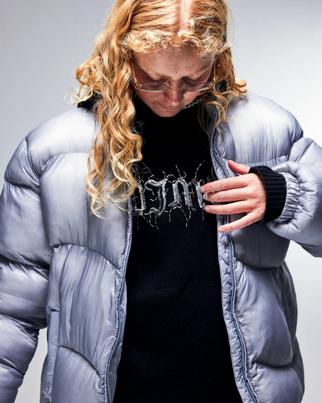 Dime Classic Ripstop Puffer - Silver