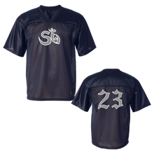 Load image into Gallery viewer, Sexhippies Om Football Jersey &quot;Navy&quot;

