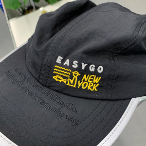 EasyGo Athletics EG-404 Performance Spec 4 Panel Hiking Cap - Tarmac Black