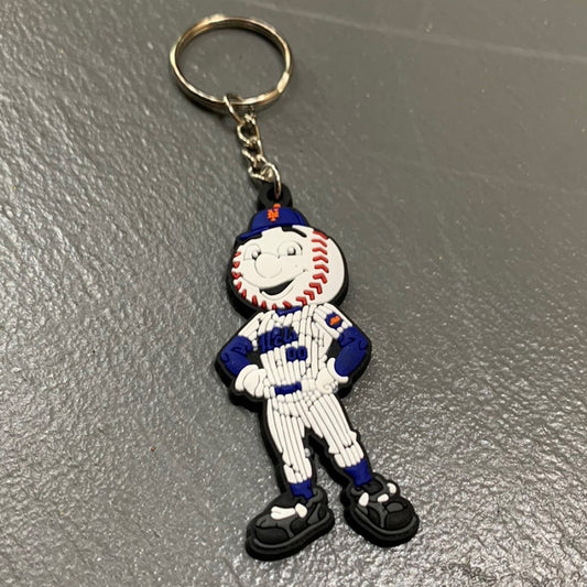 Mr.Met Rubber Keychain