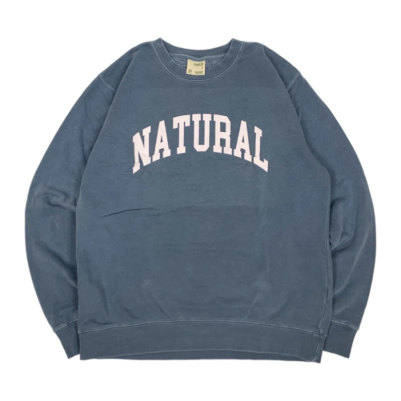 【30%OFF】Peace & Quiet NATURAL Sweatshirt "Indigo"