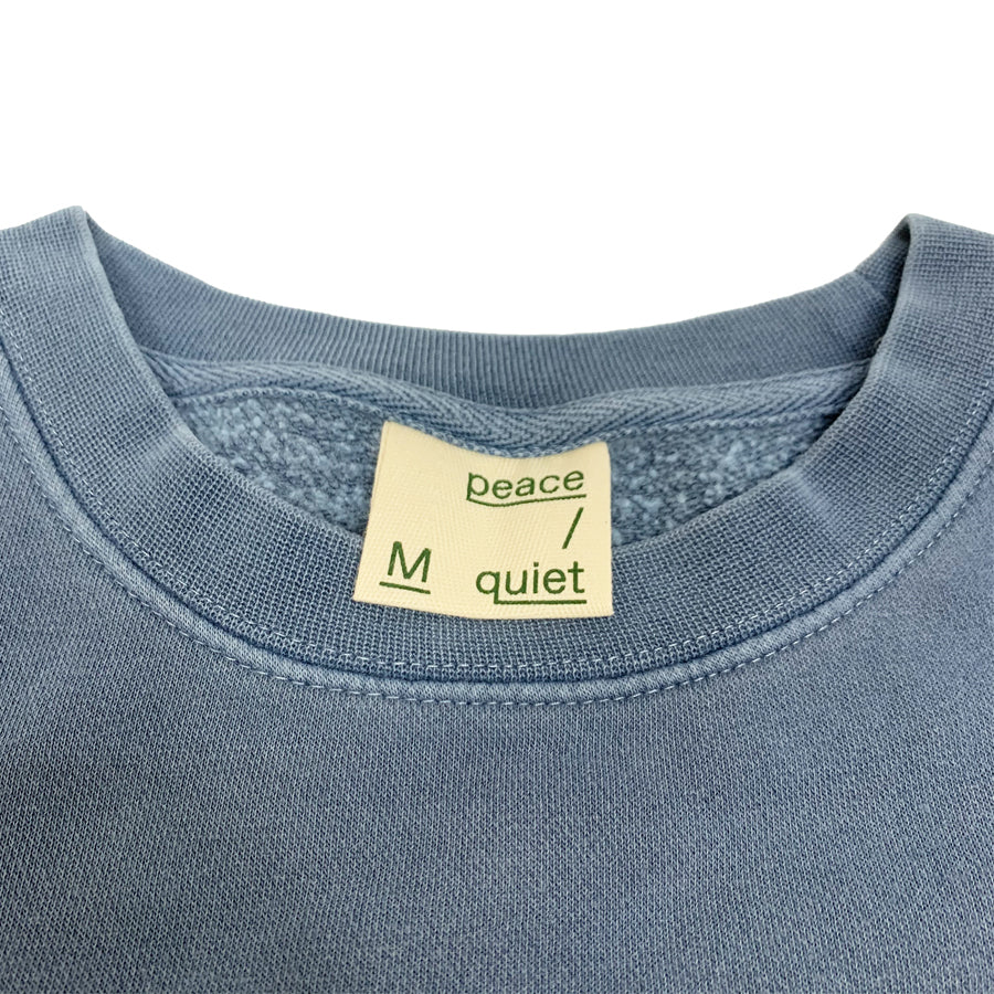 【30%OFF】Peace & Quiet NATURAL Sweatshirt "Indigo"