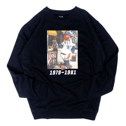 Mr. Throwback NYC Crewneck Sweatshirt - Dandy Design "Navy"