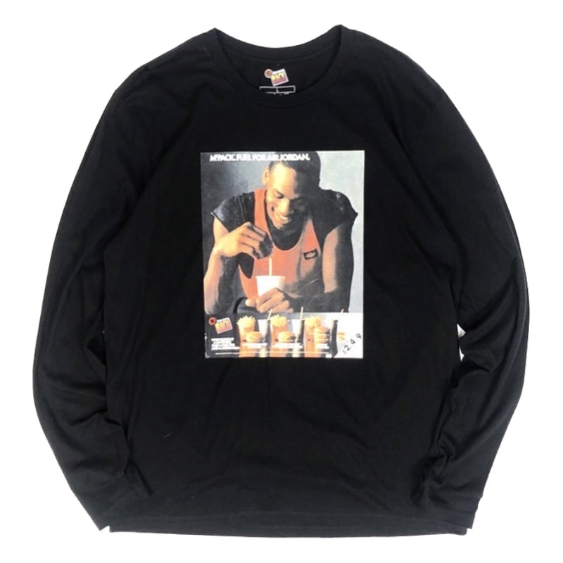 Mr. Throwback NYC Long Sleeve Tee - MJ Micky Ds Design "Black"