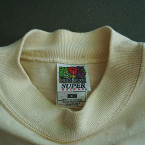 Fruits of the Loom "SUPER COTTON" Mock Neck L/S Tee