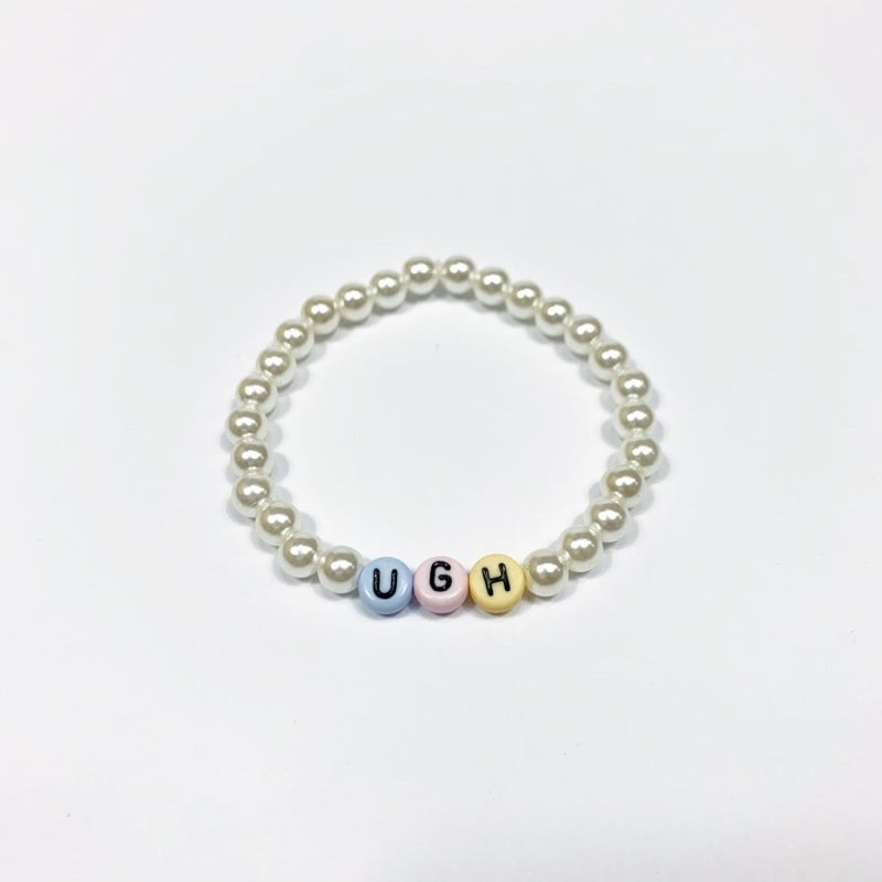 FUK'S SWEETHEART Beads Bracelet "UGH"