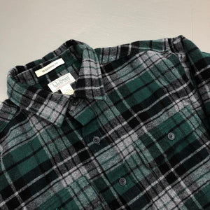 L.L.Bean Winter Flannel Plaid L/S Shirt