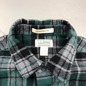 L.L.Bean Winter Flannel Plaid L/S Shirt