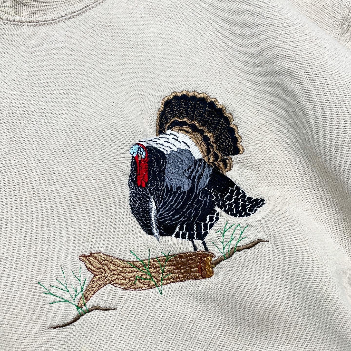 Vintage Embroidered Crewneck Sweatshirt