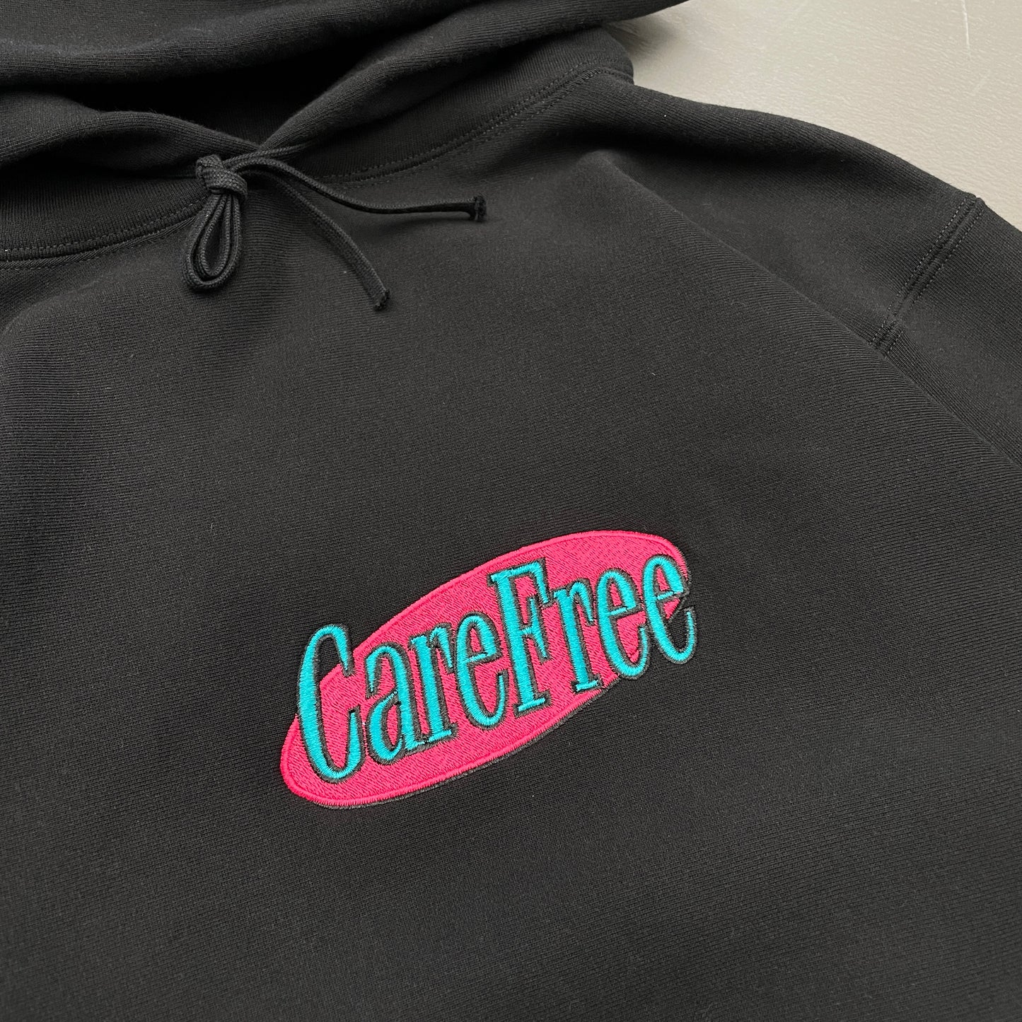 CareFree Logo Reverse Weave Pullover Hoodie