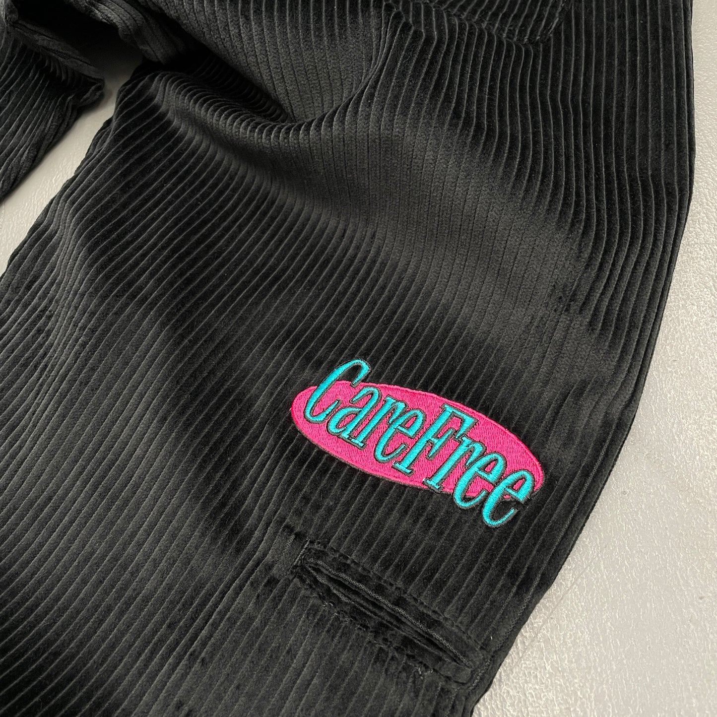 CareFree Logo Wide Corduroy Pants