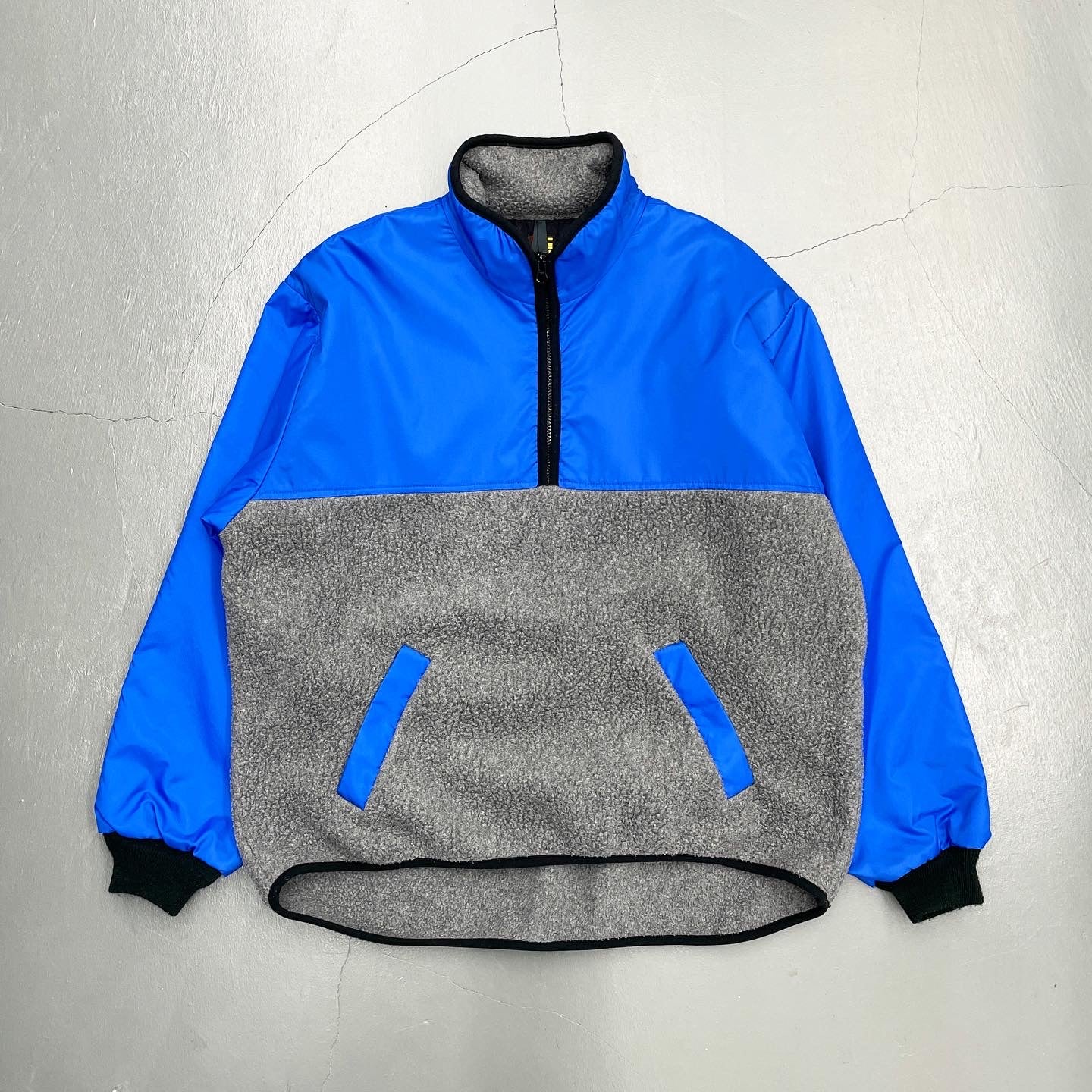 J.Crew SPORT Nylon/Fleece 2toned Pullover Jacket