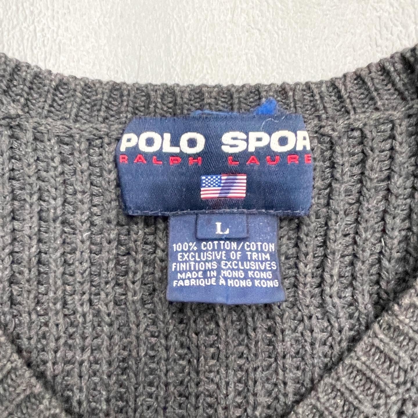 POLO SPORT Vintage Cotton Knit Sweater