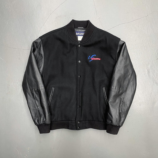 US FOOD SERVICE Staff Wool/Leather Varsity Jacket