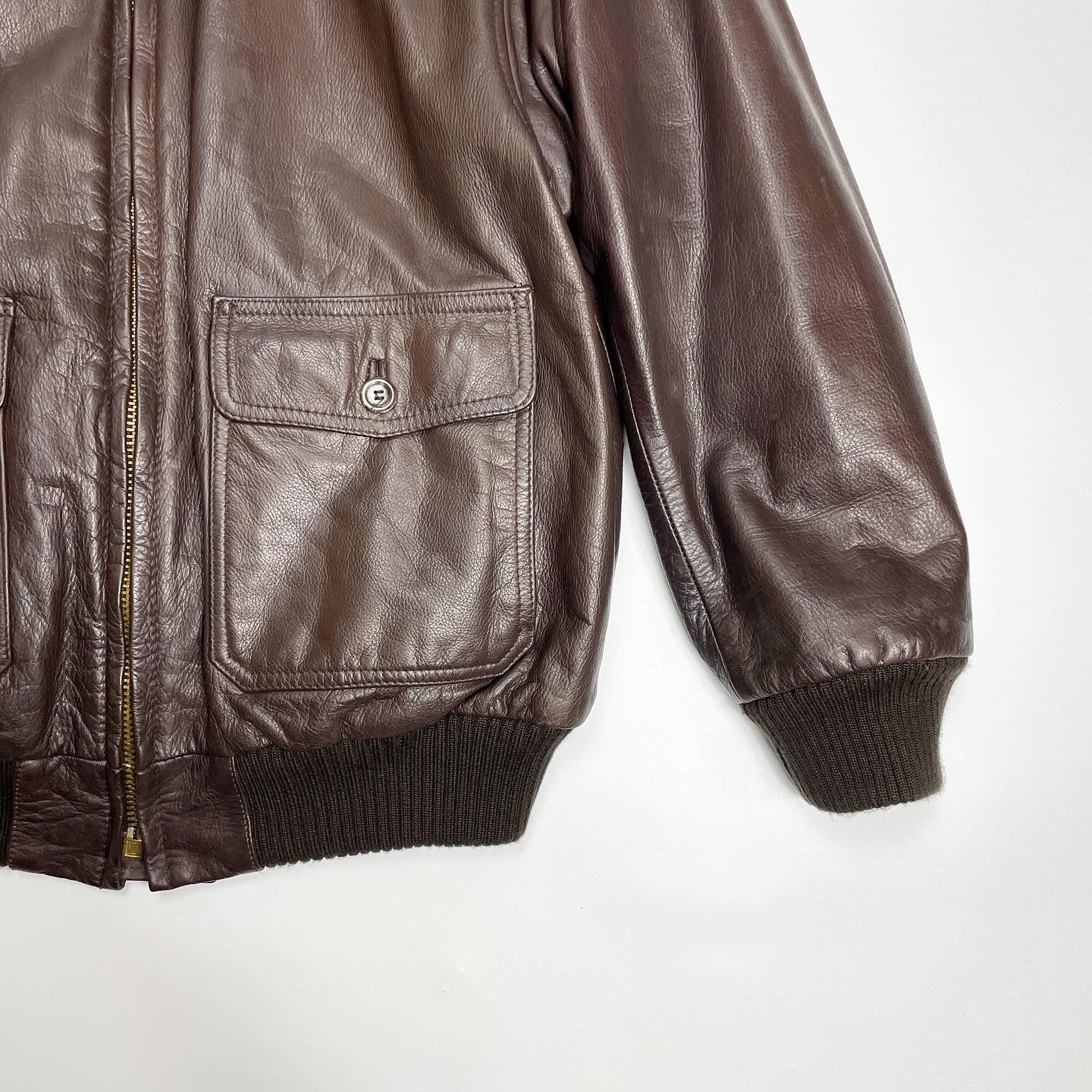 Abercrombie & Fitch Vintage Leather Jacket