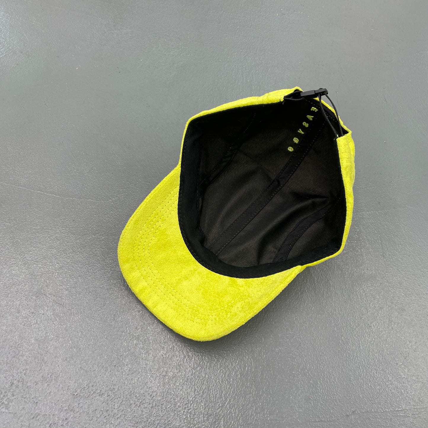 EasyGo Athletics "Safety Meeting" 6 Panel Cap / Chartreuse Suede 4 Panel Cap