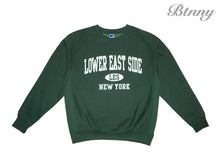 Load image into Gallery viewer, BTNNY Lower East Side Souvenir Crewneck Sweatshirt &quot;Forest Green&quot;
