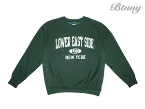 BTNNY Lower East Side Souvenir Crewneck Sweatshirt "Forest Green"