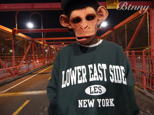 BTNNY Lower East Side Souvenir Crewneck Sweatshirt "Forest Green"