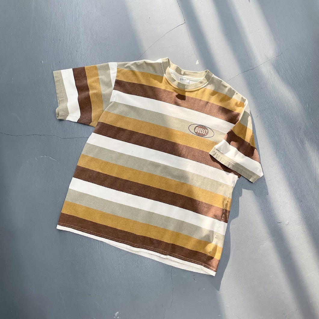 GUESS 90's Vintage Striped S/S Tee