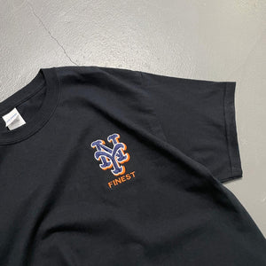 NY FINEST Embroidered S/S Tee "Mets"