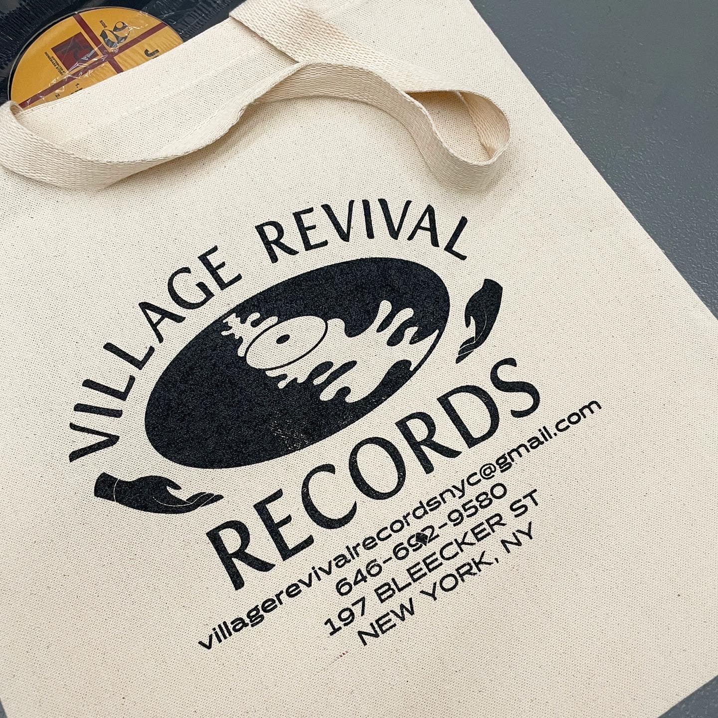 Village Revival Records Merch. Record Tote