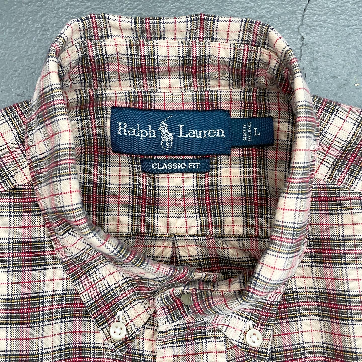 Ralph Lauren Cotton L/S Plaid Shirt