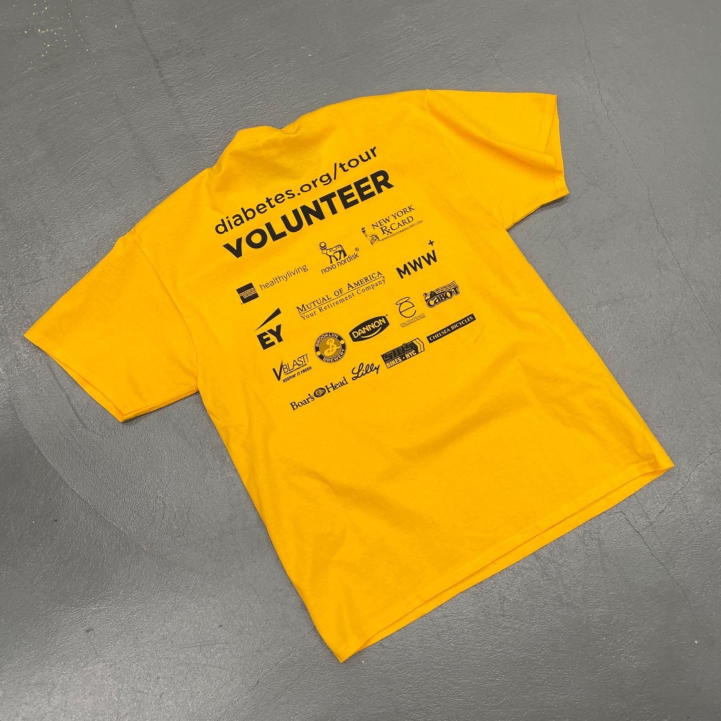 Tour de Cure 2014 Volunteer S/S Tee