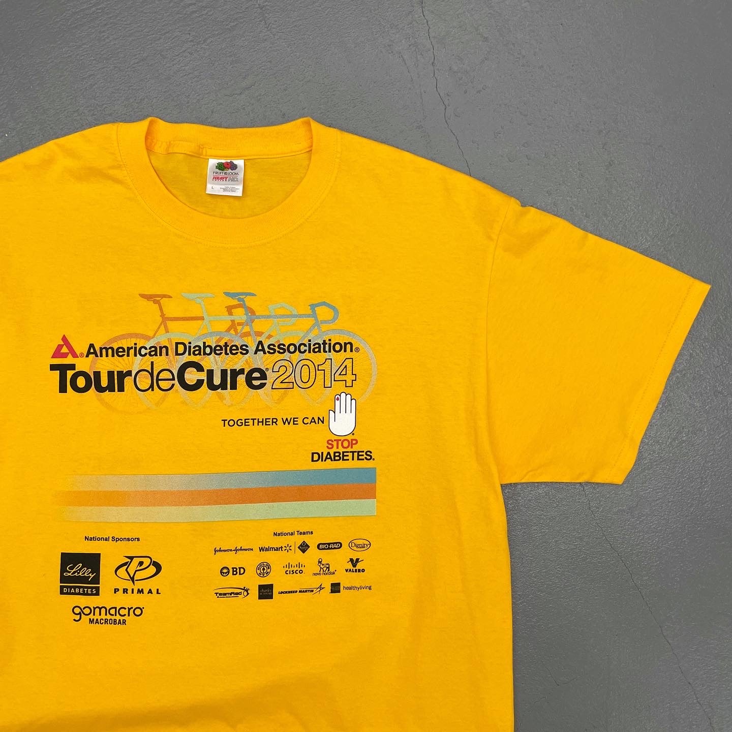 Tour de Cure 2014 Volunteer S/S Tee