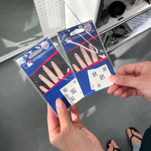 Load image into Gallery viewer, New York Yankees 4-Pack Fingernail Tattoos
