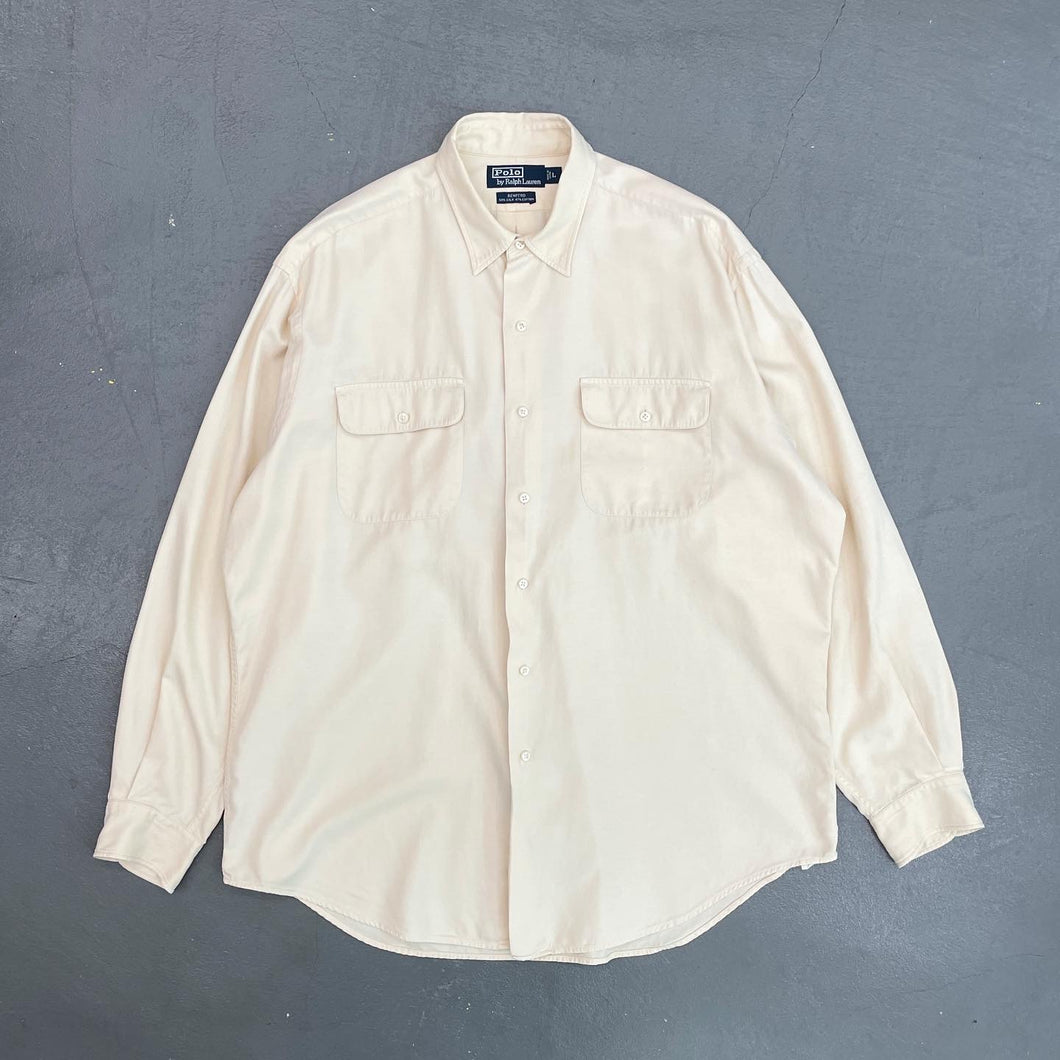 Polo by Ralph Lauren BENFORD Silk/Cotton Double Pocket L/S Shirt
