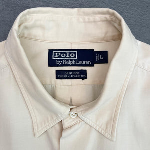 Polo by Ralph Lauren BENFORD Silk/Cotton Double Pocket L/S Shirt