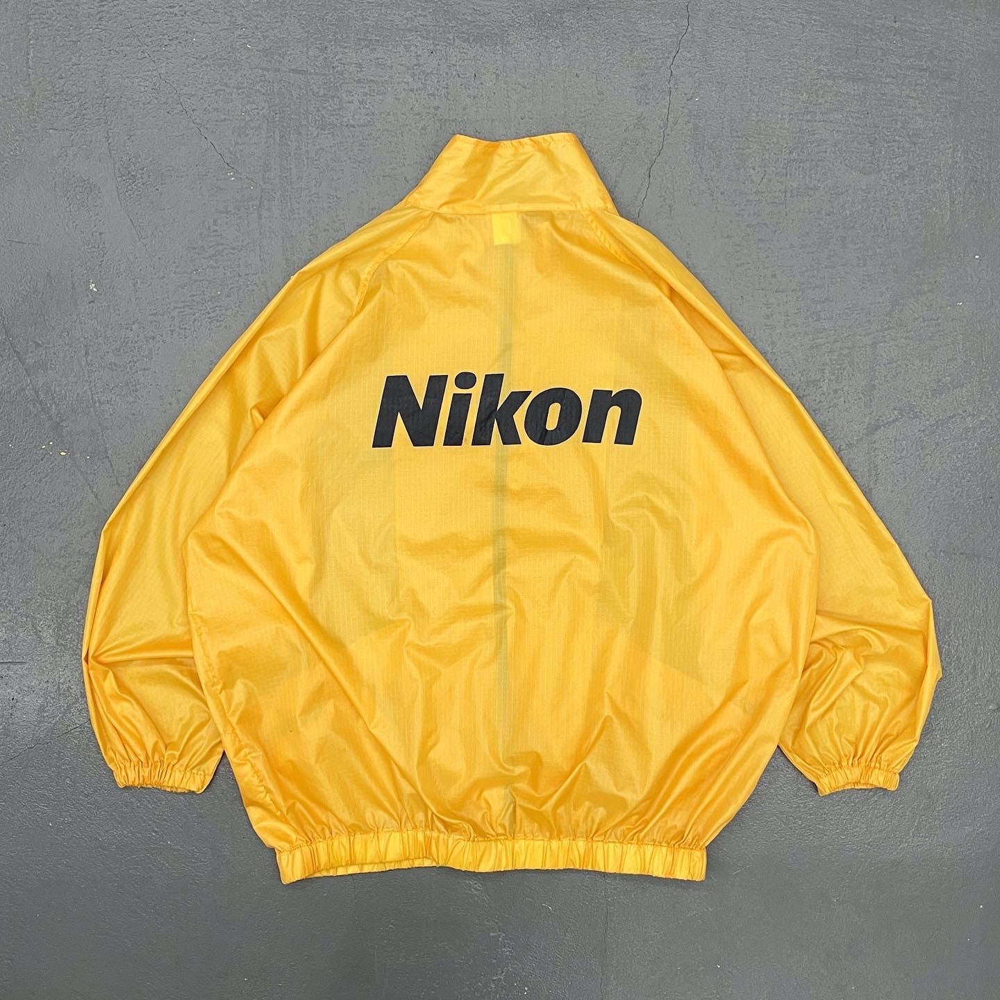 Nikon USA Vintage Rip-Stop Nylon Zip Jacket