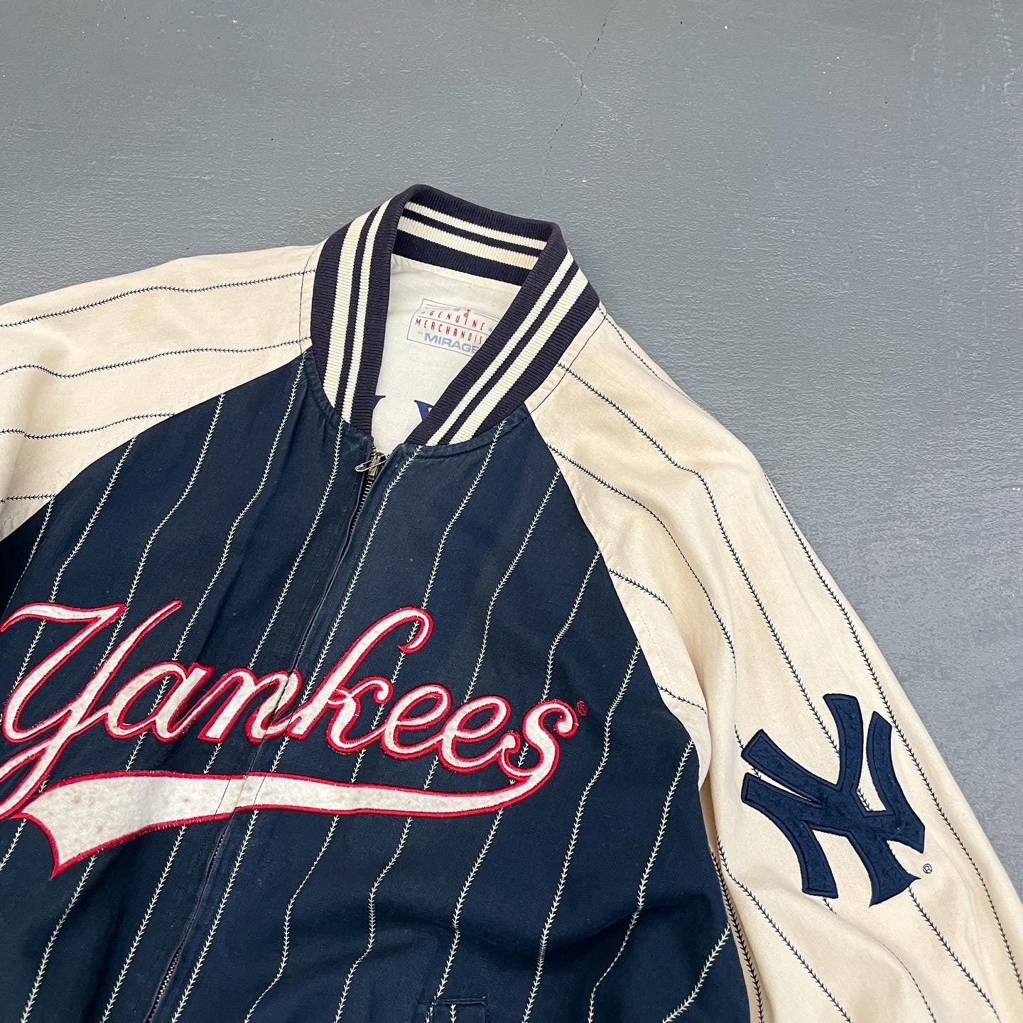 New York Yankees 1998 World Series Reversible Cotton Varsity Jacket