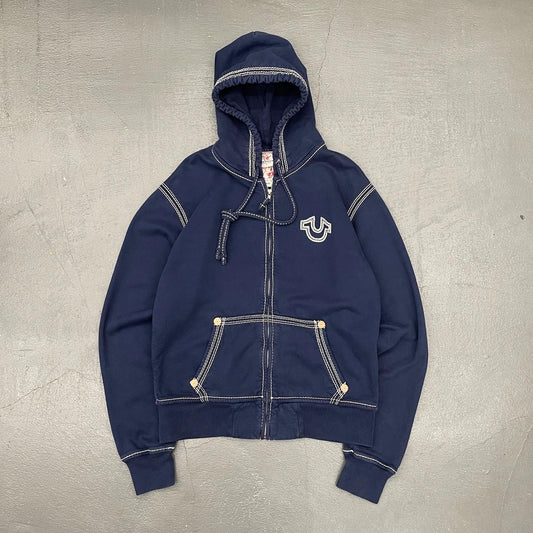 TRUE RELIGION Stitched Zip Hoodie