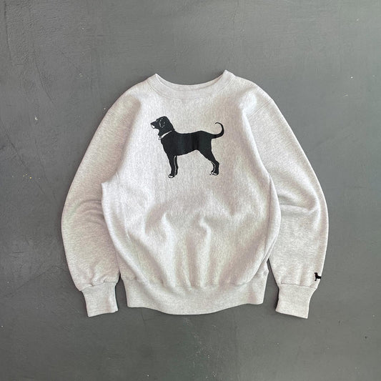 The Black Dog Reverse Weave Crewneck