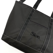 Load image into Gallery viewer, SLON x PACKING Utility Stitched Black Tote Bag
