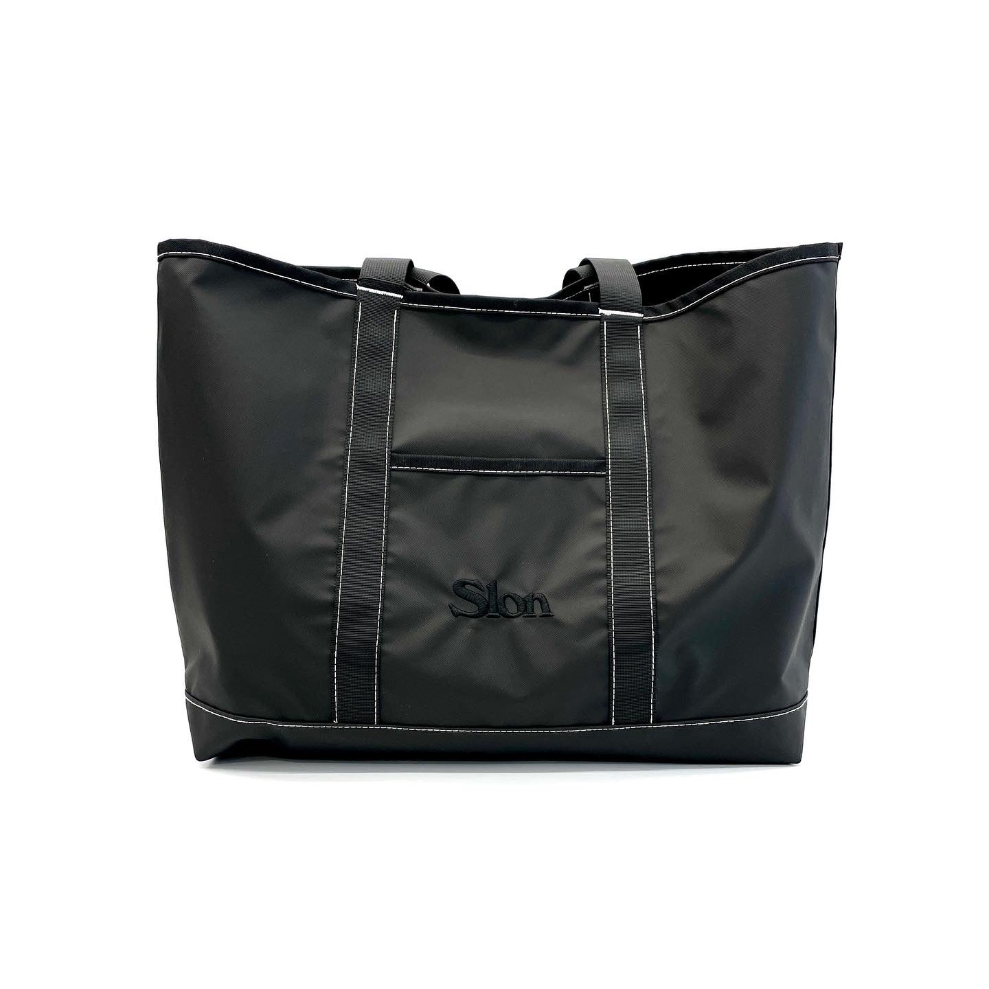 SLON x PACKING Utility Stitched Black Tote Bag – SLON STORE