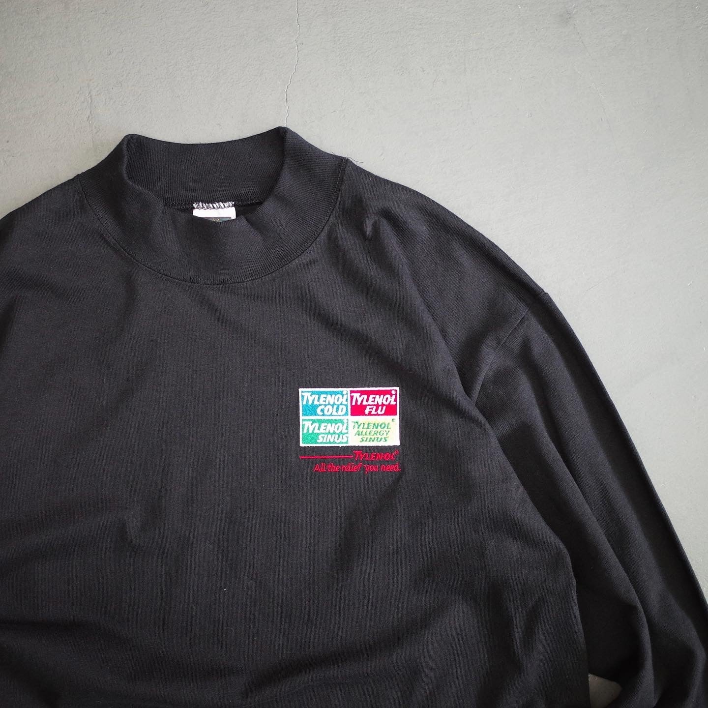 TYLENOL Embroidered Mock Neck L/S Tee