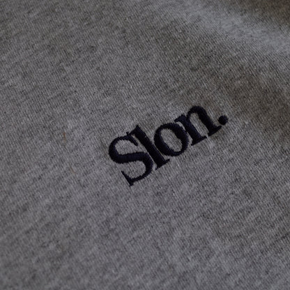 SLON Utility Mock-Neck L/S Tee "Grey"