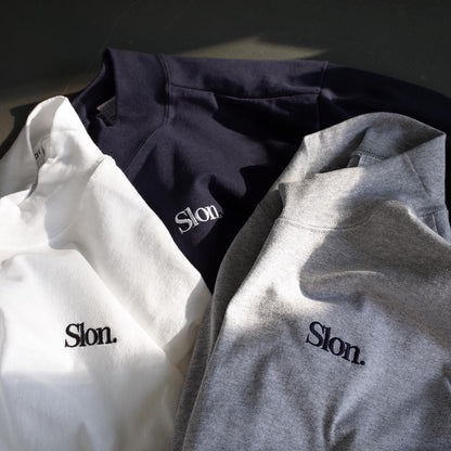 SLON Utility Mock-Neck L/S Tee "Grey"