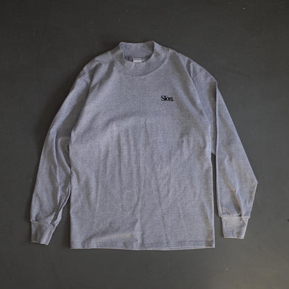 SLON Utility Mock-Neck L/S Tee "Grey"