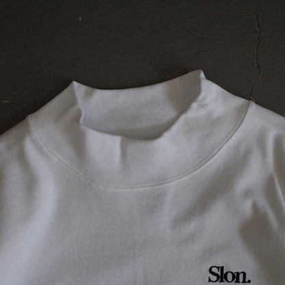 SLON Utility Mock-Neck L/S Tee "White"