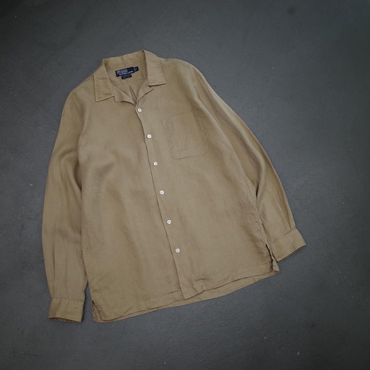 Polo by Ralph Lauren Open Colored Caldwell Linen Shirt