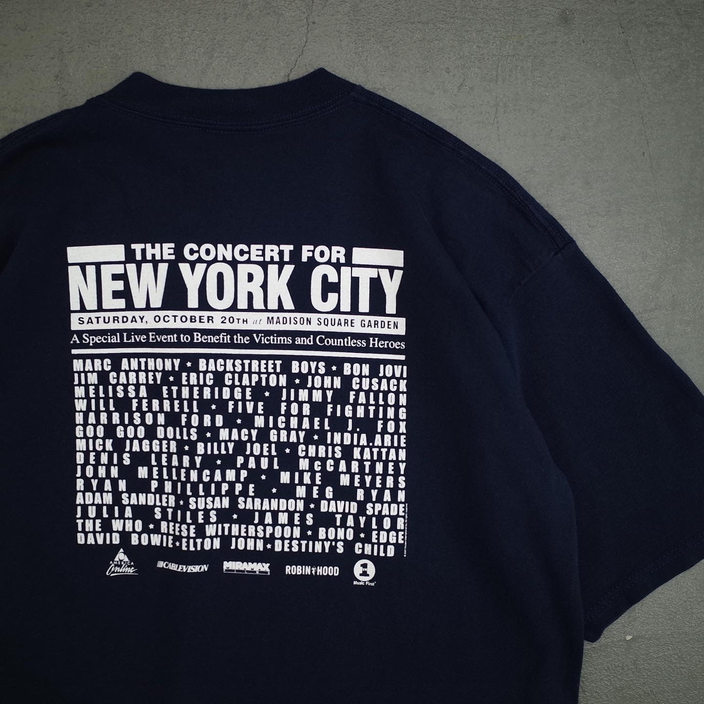 THE CONCERT FOR NYC Staff Tee